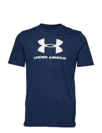 Ua M Sportstyle Logo Ss T-shirt Blå Under Armour
