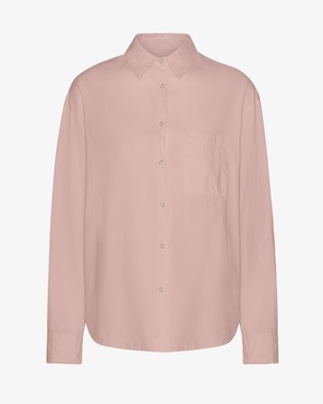 Organic Oversized Shirt - Faded Pink M