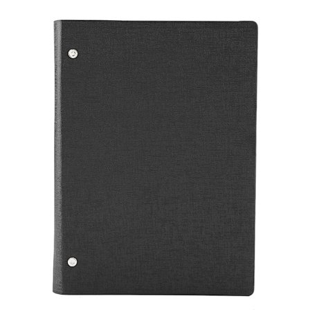 Leikekirjan leikkauskuvioiden säilytyskirjan kotelokokoelma (nahkainen kirjan kansi)