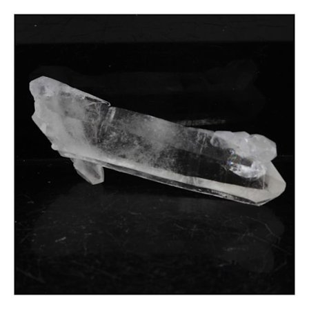 Kivet ja mineraalit. Kaksipääteinen kvartsi. 24,75 senttiä. Wells Brides, La Gardette Mine, Bourg d'Oisans, Ranska.