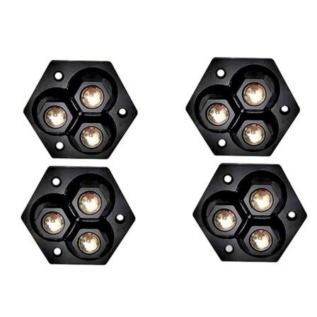 4 stk. Små selvklæbende hjul Slidstærke holdbare rullehjul til spiseborde