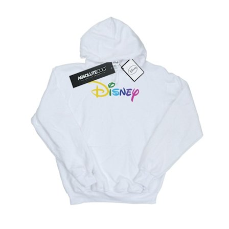 Disney Herr Colour Logo Hoodie M Vit