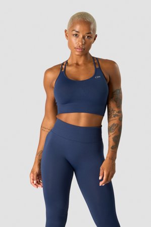 ICANIWILL - Define Seamless Sports Bra Navy - Sport-BH - Damen - ICIW