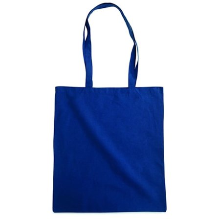 Tygkasse med långa handtag - Marinblå