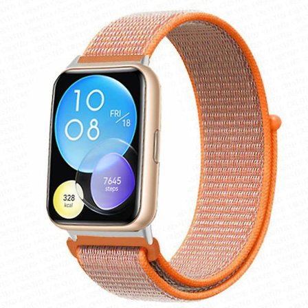 Egnet til nylon til Huawei Watch Fit 2 rem, smartur tilbehør, udskiftningsarmbånd, Correa Huawei Watch Fit 2 rem urrem