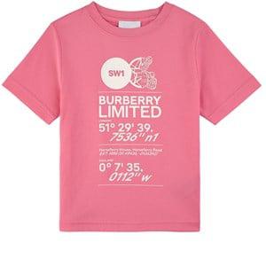 Kids - Burberry Pink Joel Branded T-Shirt 14 Years - Tops - 14 years - Pink