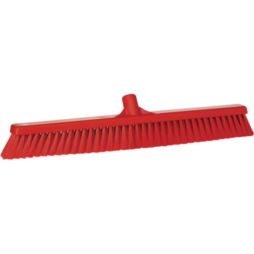 FEIEBØRSTE 61CM MYK RØD