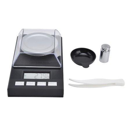Elektronisk digitalvekt med høy nøyaktighet, digital vekt med 8 forskjellige enheter, tareringsfunksjon