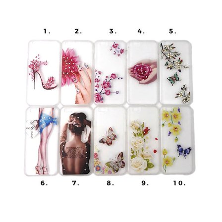 Motivskal med Diamant detaljer iPhone 6/6S