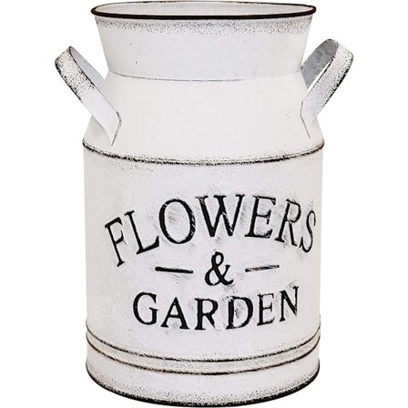 Vintage Jern Blomster Vase Landlig Stil Dekoration Rust