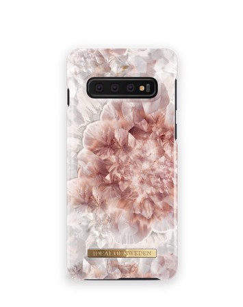 Fashion Case Hannalicious Galaxy S10 Rose Quartz Crystal