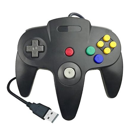 Gaming Joypad Joystick Usb Gamepad Til Nintendo Game Cube Til N64 64 Pc (WS)
