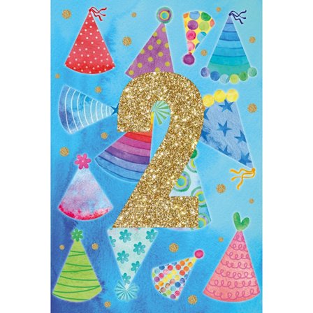 Håndlavede kort Alder er bare et tal 2 år