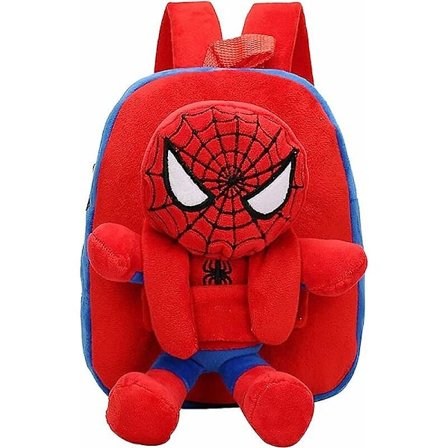 Vinterkampanj, Spiderman-ryggsäck i plysch, Spiderman-ryggsäck för barn, Spiderman-ryggsäck för baby, dagis, flicka, pojke, barn, resor, fritid, för 