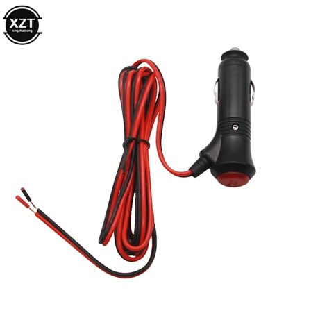 12V 24V Han Auto Bil Motorcykel Cigarettænder Stik Forbindelse On Off Kontakt 1m/3m Universal Forbindelse Kontakt