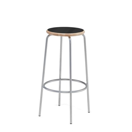 Bar stool TIM, black seat