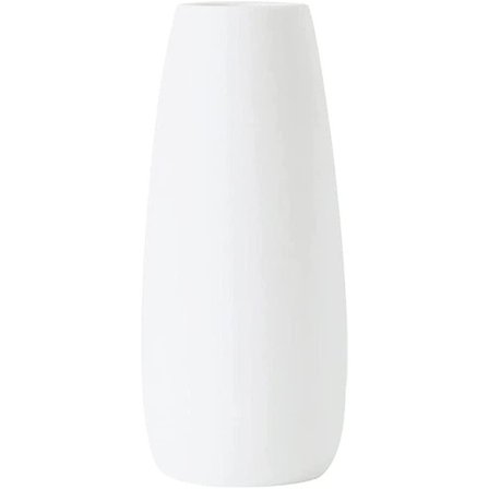 Hvit Keramisk Vase, Keramisk Vase For Blomster, Moderne Vase For Blomster, Keramisk Vase For Hjemmedekor