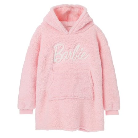 Barbie Girls Sherpa Hoodiefilt 9-13 år Rosa