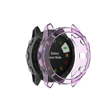 Garmin Fenix 6X / 6X Pro genomskinligt skydd - Lila