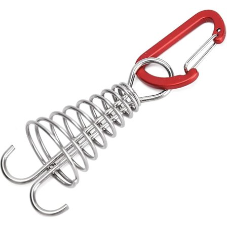 Alumiiniseosteltta köyden kiristäjät, säädettävät kalanruoto-tyyppiset ankkurointikoukut, tuulenpitävät oktopus-tyyppiset koukku-naulat karabiinilla, 