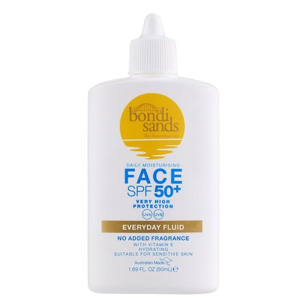 Bondi Sands SPF50+ Everyday Face Fluid 50 ml, Skincare, Solpleje, Solcreme