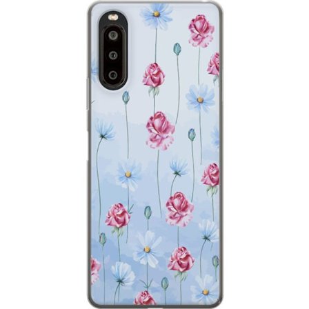 Kompatibelt Mobildeksel til Sony Xperia 10 II Petal Reverie Sky Blue