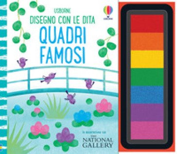 Quadri famosi. Ediz. a colori. Ediz. a spirale. Con pannello di inchiostro Rosie Dickins