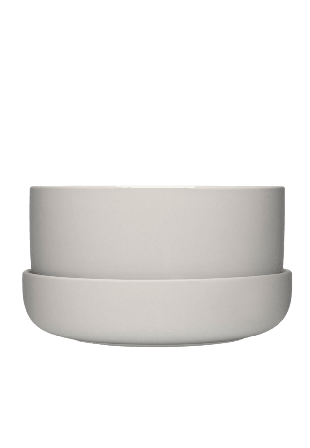 Iittala Nappula kruka med fat 240x130mm Dekoration Grå 240x130 mm