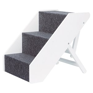Trixie Justerbar Hundetrappe til seng/sofa, Hvid