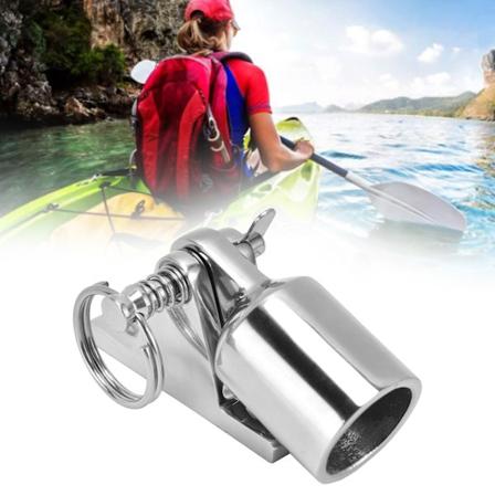 Bimini Top Monteringsbeslag 316 Rustfrit Stål Dækhængsel Rørøje Endekappe Hardware 22mm