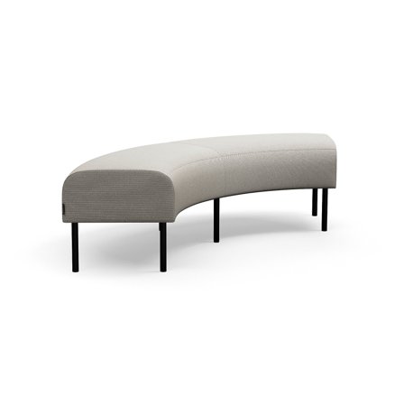 Modulsofa VARIETY, 90° Ecke, Stoff Blues CSII, taupe