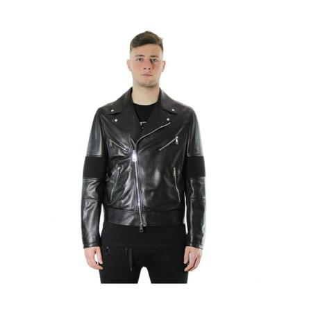 Neil Barrett Bomber skin Sort, Herre Læderjakker