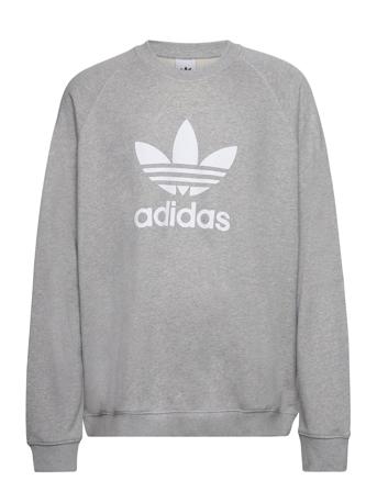 Trefoil Crew Sweat-shirt Genser Grå Adidas Originals*Betinget Tilbud