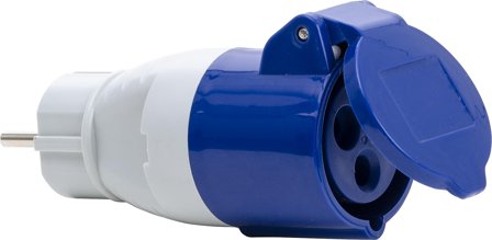 Gelia 4019002661 Overgangsadapter med schuko-støpsel, Stikkontakter & kabler