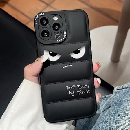 Moderigtig isoleret dunjakke telefoncover, velegnet som gaver til både mænd og kvinder, kompatibelt med Apple iPhone og Samsung Galaxy