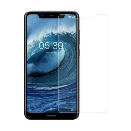Nokia 5.1 Arc Edge Karkaistu Lasi Suojaava Näyttö Kalvo - Transparentti Transparent
