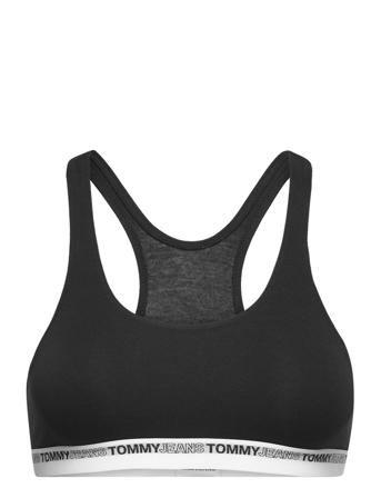 Unlined Bralette Lingerie Bras & Tops Soft Bras Tank Top Bras Musta Tommy Hilfiger