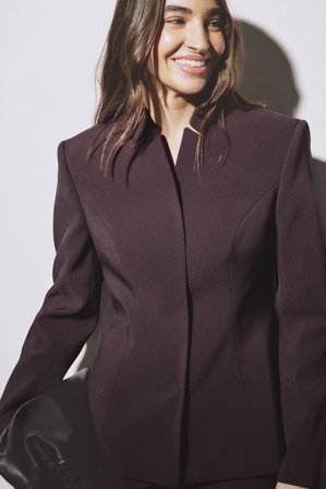 NA-KD Slim skulpterad blazer - Blazers - Lila - EU 42