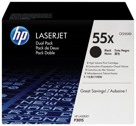 HP 53X svart LaserJet-tonerkassett med hög kapacitet, original, 2-pack, 885631277102