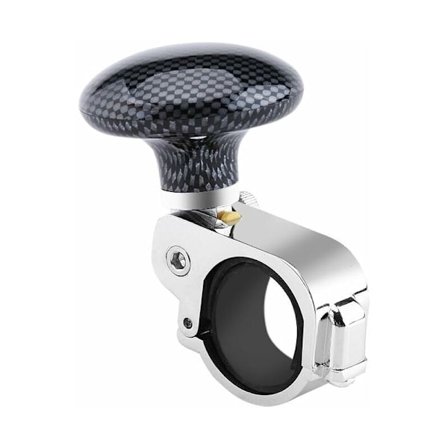 Styrekule, Rattknapp Hjelpekule Kontrollhåndtak Knott Rotasjonsknapp Klemme for Enkel Kjøretøyshåndtering (Karbonfiber) KLB