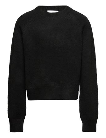 Iben Knit Pullover Svart Grunt*Betinget Tilbud