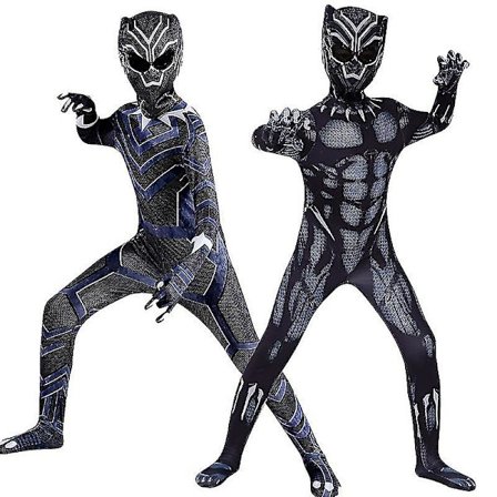 Barn Vuxen Black Panther Cosplay Kostym Superhjälte Fancy Dress Panther: Wakanda Forever