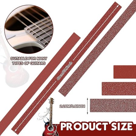 30 stk. guitarbånd nivellering udskiftning sandpapir guitar luthier værktøjer til basguitar slibning bjælke