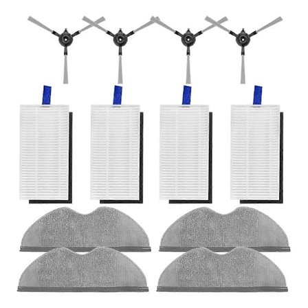Reservedeler for Xiaomi Robotstøvsuger E5 / C108 Sidebørste Hepa Filter Moppeklut Tilbehør