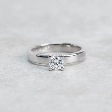 Fjällspira, 18K Weißgold : Diamanten - Laborgezüchtet, Karat - 1.00 kt