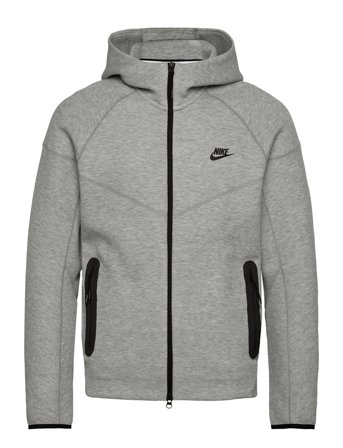 Nike Tech Fleece Windrunner Full-Zip Hoodie - Grey - XL