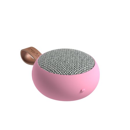Kreafunk - aGO 2 Stoff - Bluetooth-Lautsprecher, Fresh Pink, verbesserte Soundqualität, IPX5, recyceltes Textil