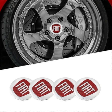 4 st Metall Bilhjul Dekaler Auto Navkapsel Emblem Märke För Fiat Astra 500 Grande Bravo Punto Panda Ducato Tipo Stilo Freemont