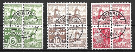 Danmark 1937 - AFA 236-238 - Stemplet