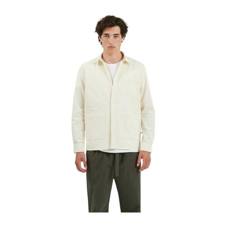 Minimum Tvoelse Overshirt , Wit , Heren , Maat: M